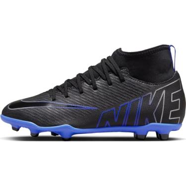 Imagem de NIKE Tênis de futebol masculino Mercurial Superfly 9 Club, Preto cromado Hyper Royal, 4 UK