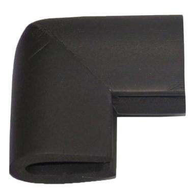 Imagem de Kit cantoneira u - c/4un - preto