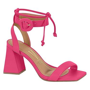 Imagem de Sandália Feminina Salto Flare Pelica Pink Gloss Vizzano 6464.104