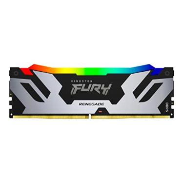 Imagem de Kingston FURY Renegade preto RGB XMP 16 GB 8000MT/s DDR5 CL38 DIMM memória gamer para computadores de mesa - KF580C38RSA-16