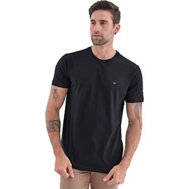 Imagem de Camiseta Básica, Calvin Klein, Masculino, Preto, EG