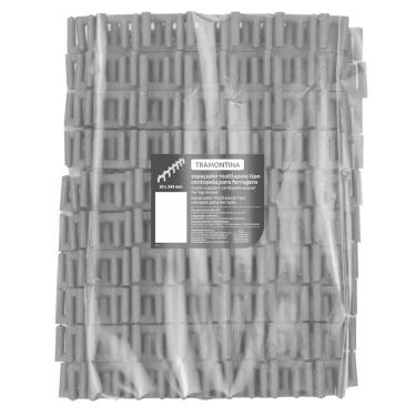 Imagem de Espaçador Plástico Multiapoio Tipo Centopeia Tramontina 25 X 243 Mm Para Ferragens (saco Com 100 Un.)