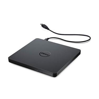Imagem de Dell USB Slim DVD +/- RW Drive DW316 - Plug and Play, consumo de energia de 8 watts, Windows 11 ou inferior - Preto
