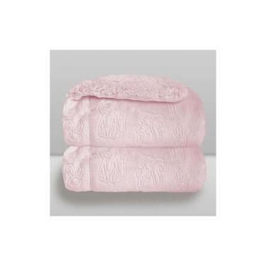 Imagem de Cobertor Donna Laço Bebê Plush com Sherpa Ferrete