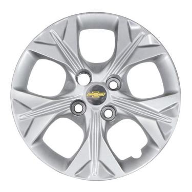 Imagem de Calota Reposição 378CB Cubo Baixo Aro 14 Prata Onix Prisma C - Garagem