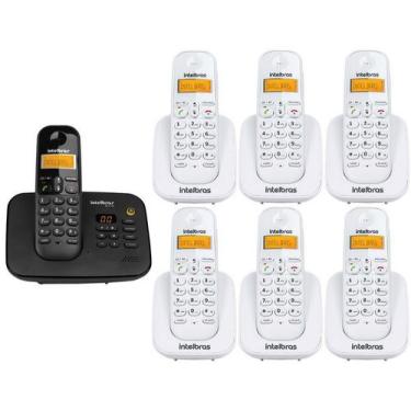 Imagem de Telefone Sem Fio Digital Ts 3130 Intelbras + 6 Ramal Ts 3111