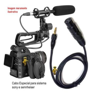 Imagem de Cabo para sennheiser body pack sk100 sk300 sk500 sony UWP e Azden 100,