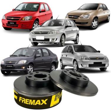 Imagem de Par Disco Freio Dianteiro Fremax Celta Prisma Corsa Classic