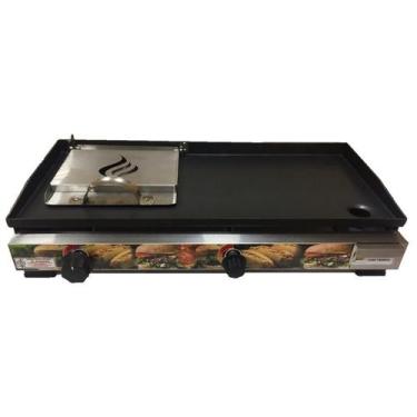 Imagem de Chapa Sanduicheira Industrial Com Prensa 2 Queimadores JL Colombo - J.
