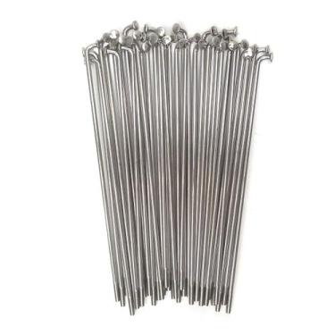 Imagem de Jogo de Raio Bicicleta 3X159mm Inox Prata - Machine Motors