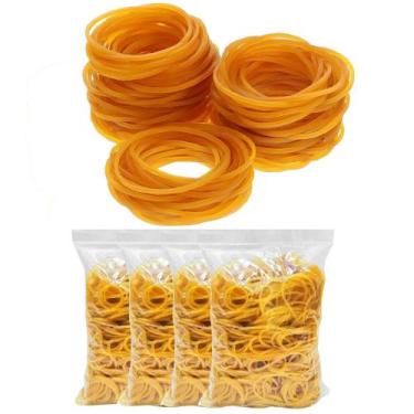 Imagem de Elástico Silicone 5cm Diâmetro 1000 Elásticos Prende Pamonha - Lelong 
