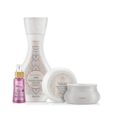 Imagem de Amend Millenar Óleos Marroquinos Sh 300ml + Masc 300ml + Millenar Oil 