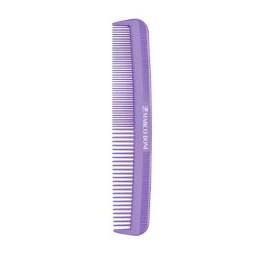 Imagem de Pente De Plástico Uso Diário Dente Fino E Médio Marco Boni, Roxo