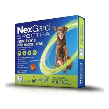 Imagem de NexGard Spectra Antipulgas e Carrapatos Para Cães de 7,6 a 15kg - boeh