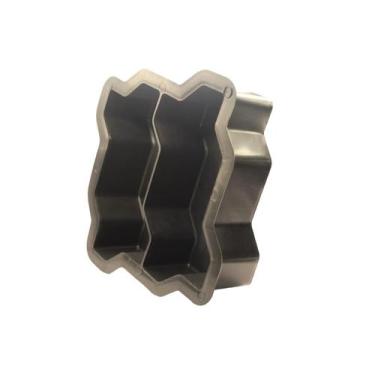 Imagem de Forma p Paver Piso Calçada Intertravado 24x10x08 Bloquete - Gme Formas