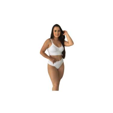 Imagem de Conjunto Bojo Removivel. - ANA JULIA  MODA INTIMA, Branco, un