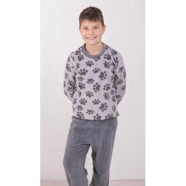 Imagem de Pijama infantil de inverno plush frio inverno super quentinho - BELLA,