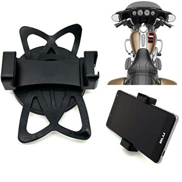 Imagem de LycoGear Suporte magnético resistente de alumínio para smartphone com cordão de segurança para smartphones *Melhor para motocicleta, neve, móvel, empilhadeira, pilar, academia, treino ou qualquer