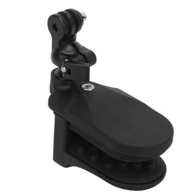 Imagem de Suporte de Braçadeira de Queixo para Capacete de Motocicleta, Braçadeira Adaptadora de Suporte de Metal para Câmera Com Cabeça Esférica de Rotação de 360 ​​° para Vídeo Off-road