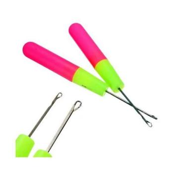 Imagem de Kit 2 Agulhas para Trança Microlink Crochet Braids Trava Gancho - Lynx
