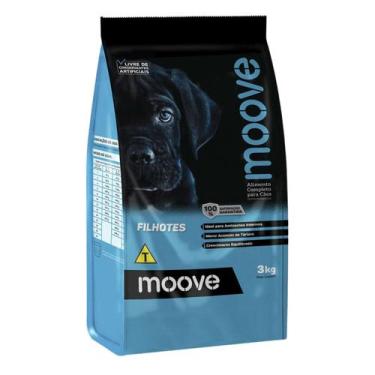 Imagem de Alimento Completo Moove Premium Ração Para Cães Filhotes Sabor Frango 