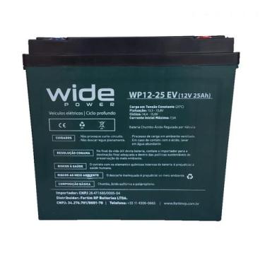 Imagem de Bateria Selada WIDE POWER 12V 25ah - Ciclo Profundo