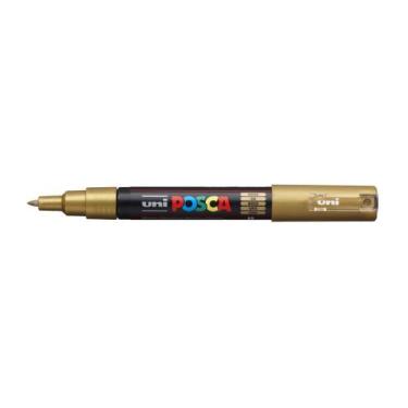 Imagem de PC-1M Posca Ouro 0.7mm Ponta Extra Fina Uni - Uni-ball