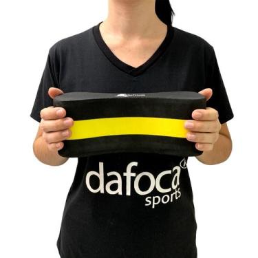 Imagem de Flutuador Para Treino Natação Hidroterapia DF1090-P Preto/Amarelo Dafo