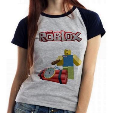 Imagem de Baby look blusa feminina ou Camiseta unissex Roblox Bomba - Empório Du