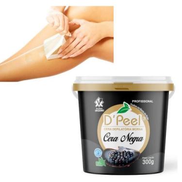 Imagem de Cera Negra Dpeel Depilação 300gr Profissional Hidrossoluvel Vegana