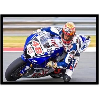 Imagem de Quadro Decorativo Esportes MotoGP Motovelocidade Lojas Quartos Salas C