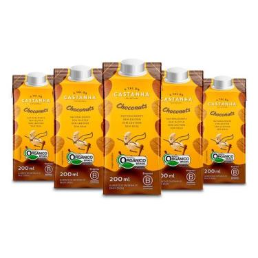 Imagem de Achocolatado Vegano Choconuts  A Tal da Castanha Kit 5 Unid