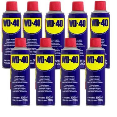 Imagem de Kit 9 Wd-40 Spray Multiuso 300ml Manutenção E Reparos