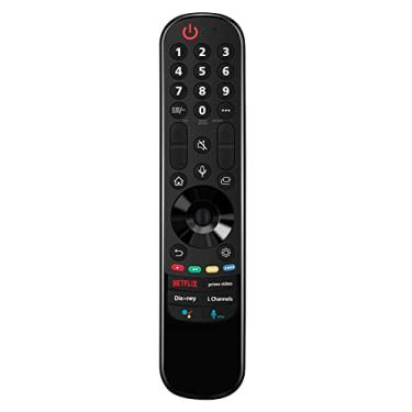Imagem de MR22GA AN-MR22GA AKB76039902 Voice Magic Remote Substituição funciona para LG Smart TV 2022 UHD OLED QNED NanoCell 4K 8K Series 50QNED80UQA 55QNED80AQA 55QNED80UQA 55QNED85AQA 55UQ90002 0PUD 65