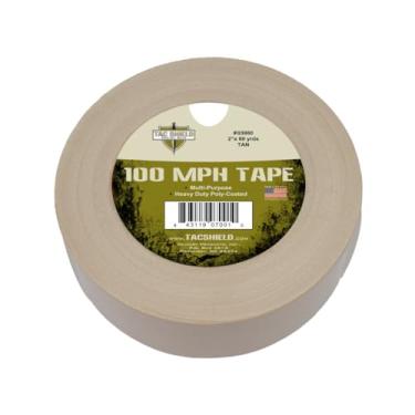 Imagem de Tac Shield Fita de 5 cm x 55 m, resistente, 100 Mph, bronze