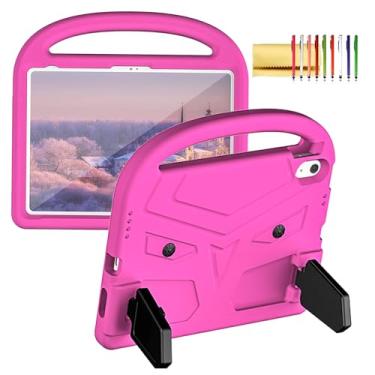 Imagem de Dteck Capa para iPad 10ª geração infantil de 10,9 polegadas 2022, durável, leve, à prova de choque, com suporte de espuma vinílica acetinada, para meninos e meninas e crianças, capa à prova de choque