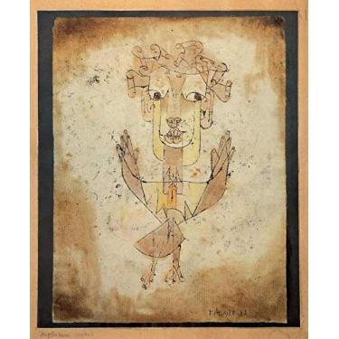 Imagem de Angelus Novus (1920) de Paul Klee - 50x60 - Tela Canvas Para Quadro