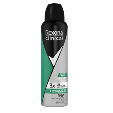 Imagem de Desodorante Rexona Clinical Aerosol 150ml Intense Fresh 96h - 7891150089983 COT