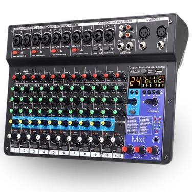 Imagem de Mesa de Som 12 Canais Digital Bluetooth Profissional com 24 Efeitos DS
