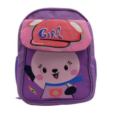 Imagem de Mochila de Costas Bolsa Escolar Infantil Alça Reforçada Passeio Person