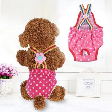 Imagem de FEM DOG Puppy Fralda de Animais de Estimação Suspensa Menstrual Calcinha Reutilizável Shorts Lavável (No. 16 (xl), é recomendável que as vendas sejam)