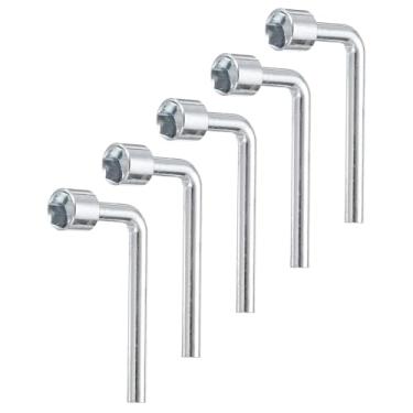 Imagem de HARFINGTON 5 peças chave de soquete sextavada aberta angular em forma de l 13 mm de aço carbono métrico chave de soquete de 6 pontos para reparo geral, tubulação de bicicleta, manutenção de carro,