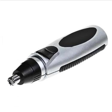 Imagem de Aparador de Pelos para Nariz e Orelha Portátil, Motor Suave, Lâmina Curva em Aço Inoxidável