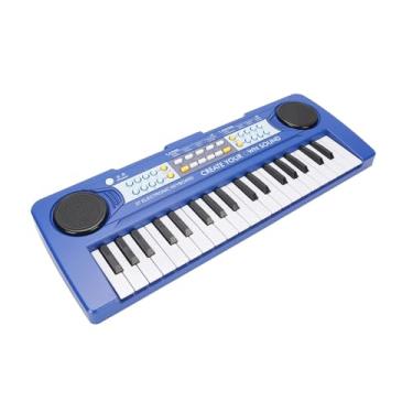 Imagem de Teclado de Piano Dobrável Portátil 37 Kids Kids, 8 Tons, 8 Ritmos, 6 Músicas de Demonstração, Kit de Teclado Elétrico para Iniciantes, Com Sons de Piano, 2 Alto-falantes e Opções