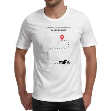 Imagem de Camiseta Unissex Vida Passeio de moto - Alearts, M