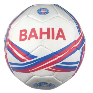 Imagem de Bola De Futebol De Campo Estadios 24 Bahia N5 - SPORTCOM, 5, Azul, Ver