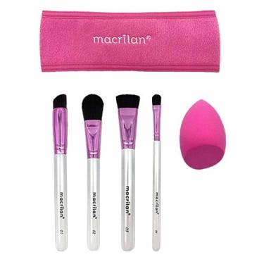 Imagem de Macrilan Essencial Kit 4 Pincéis 1 Faixa de Cabelo 1 Esponja, Kit
