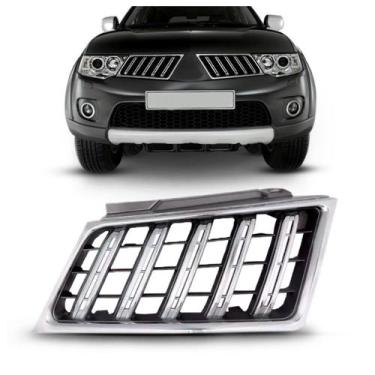 Imagem de Grade Radiador Pajero Dakar 2009 a 2013 Cromado - SP ACESSÓRIOS, Direi