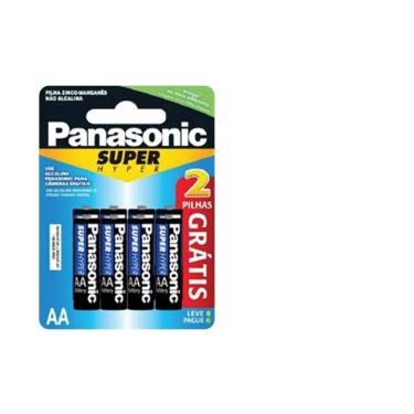 Imagem de Pilha Aa Panasonic Cartela Leve 8 Pague 6 Unidades Super
