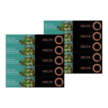 Imagem de 100 Cápsulas Delta Q Café Chocolate Com Menta Intensidade 7
